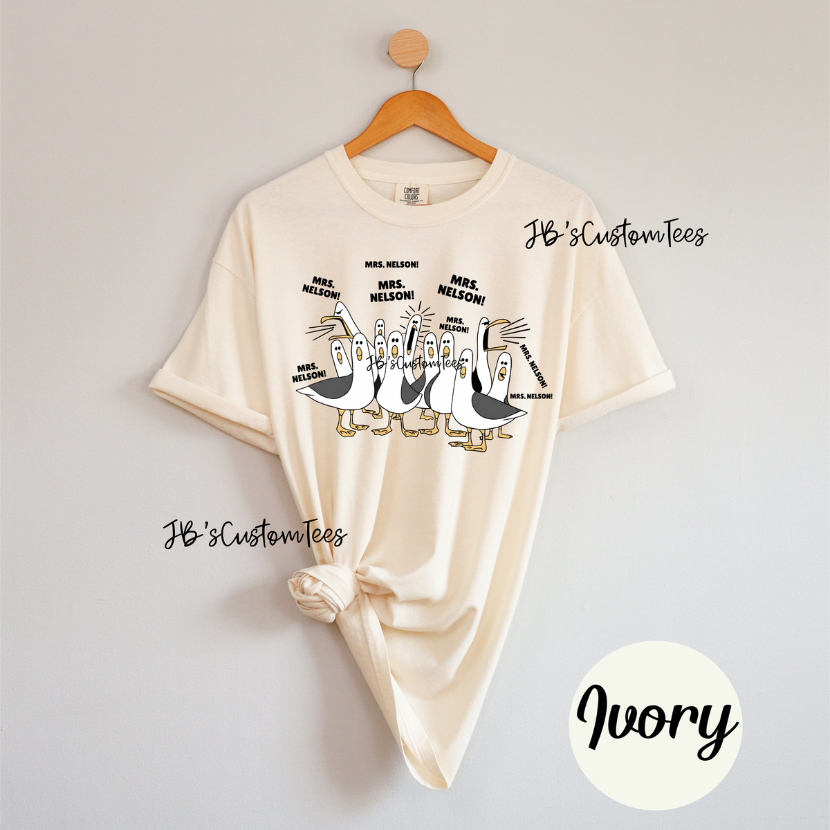 Custom Teacher Name Seagulls