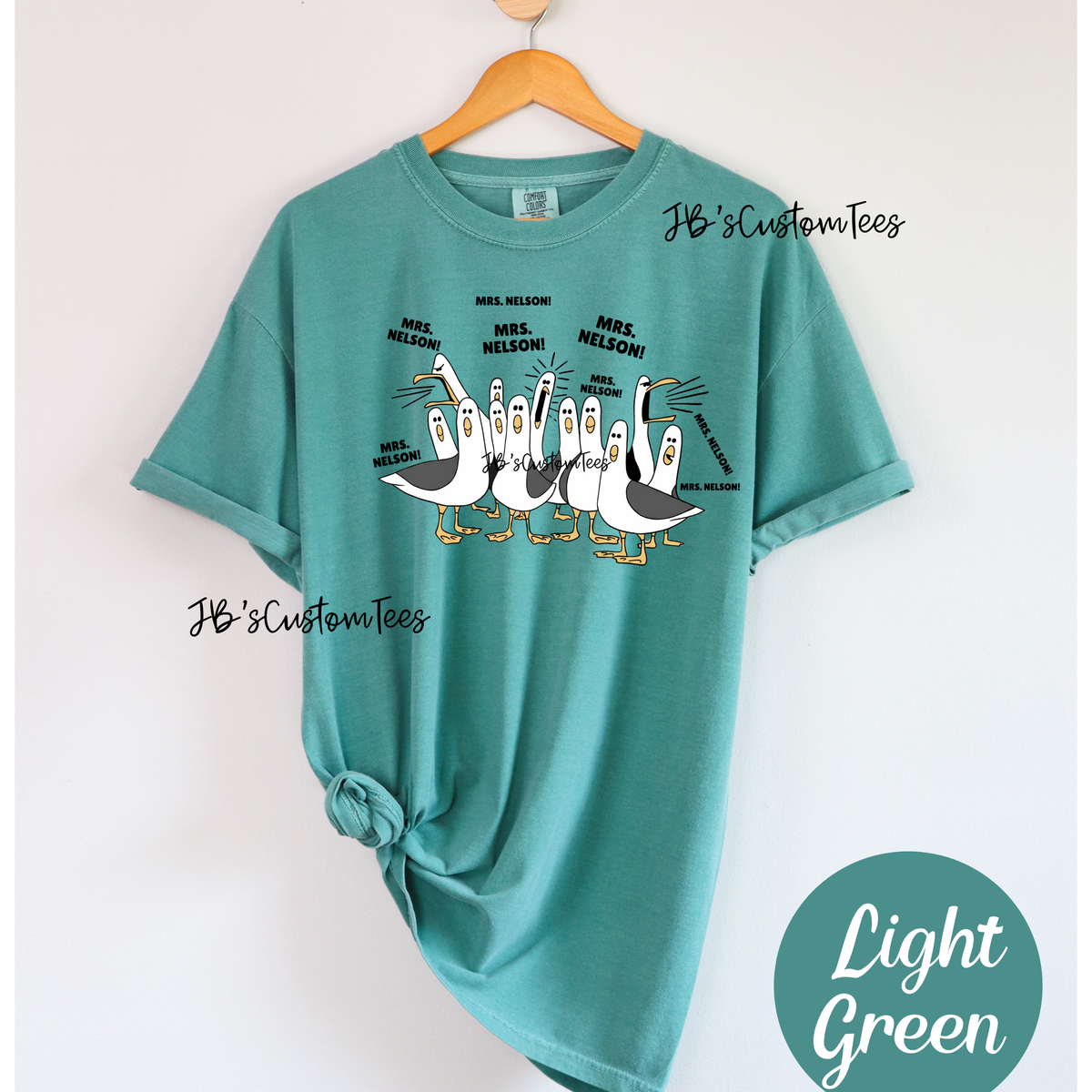 Custom Teacher Name Seagulls