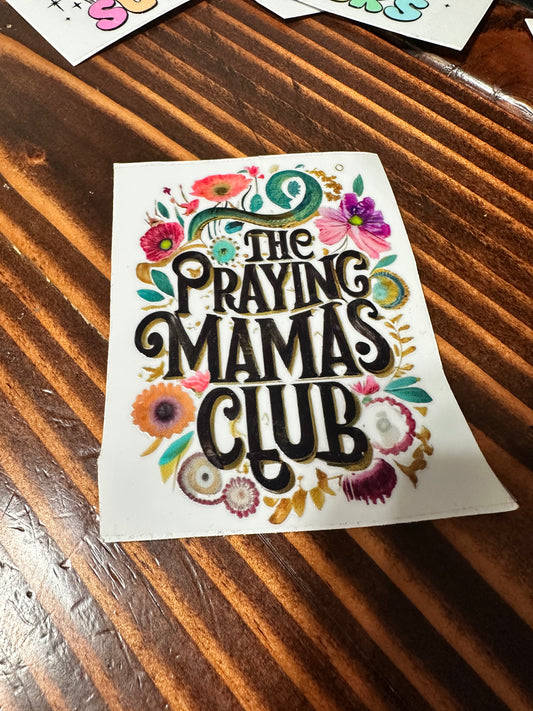 The spraying Mamas Club Decal