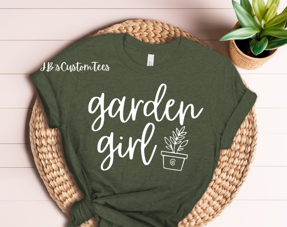 Garden Girl Bella Canvas Tee