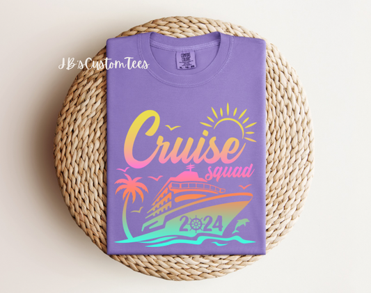 Cruise Squad Comfort Colors Tee