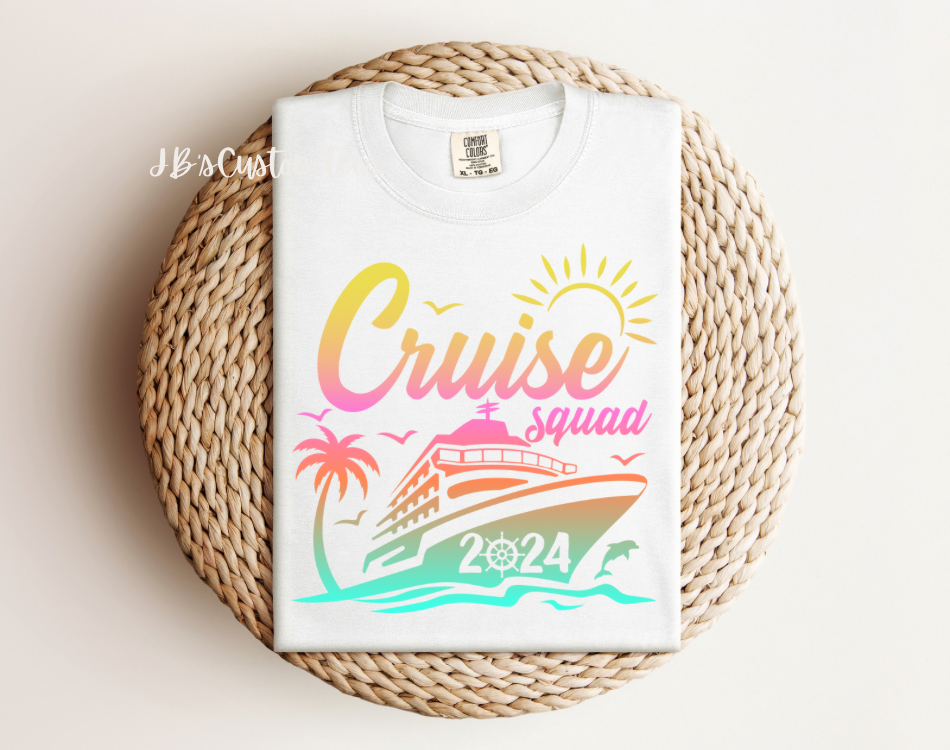 Cruise Squad Comfort Colors Tee