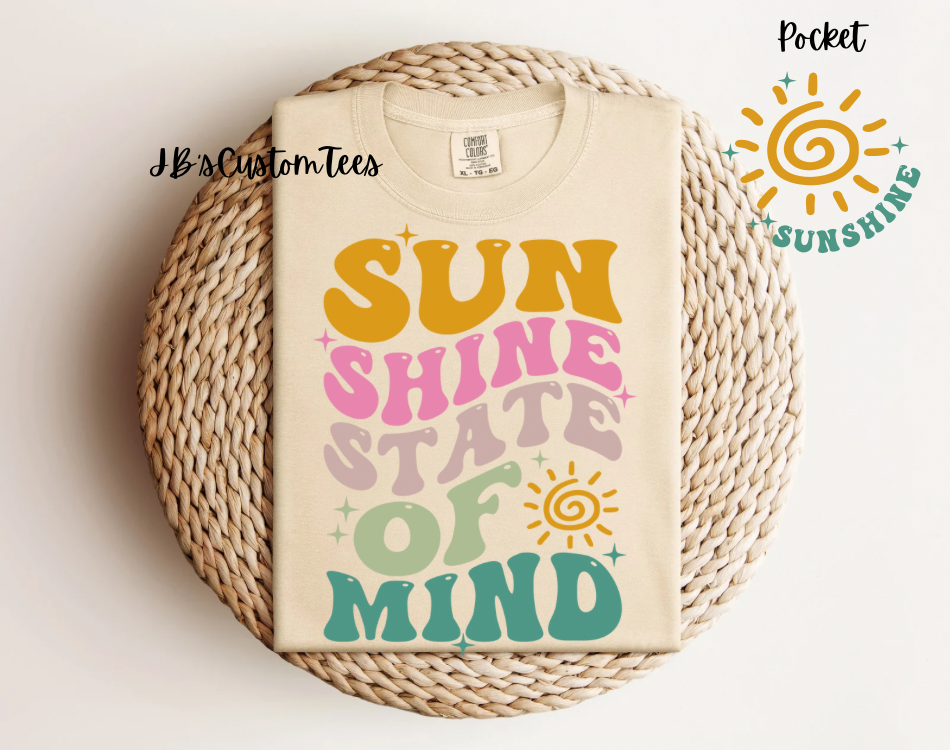 Sunshine State Of Mind Comfort Colors Tee