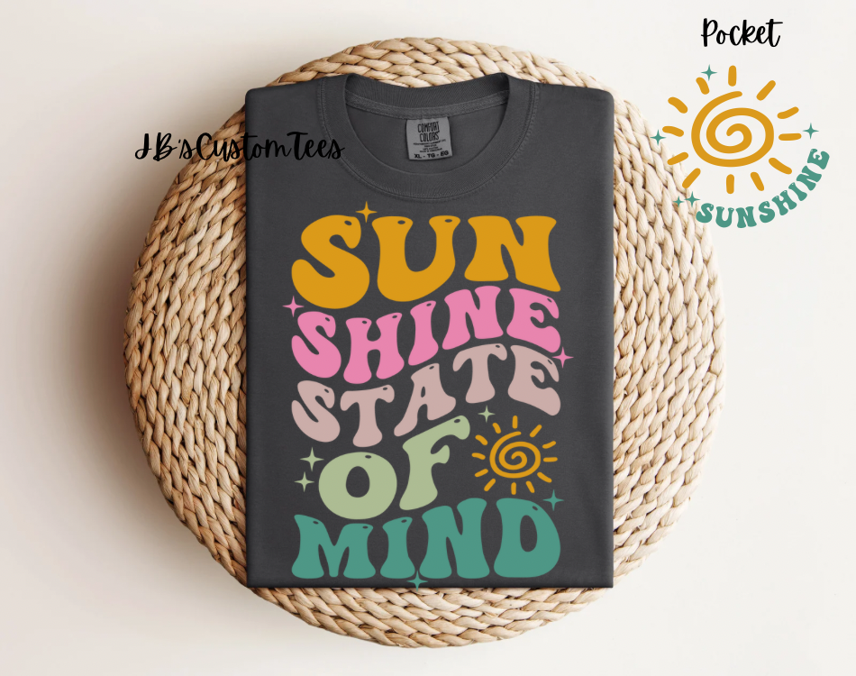 Sunshine State Of Mind Comfort Colors Tee