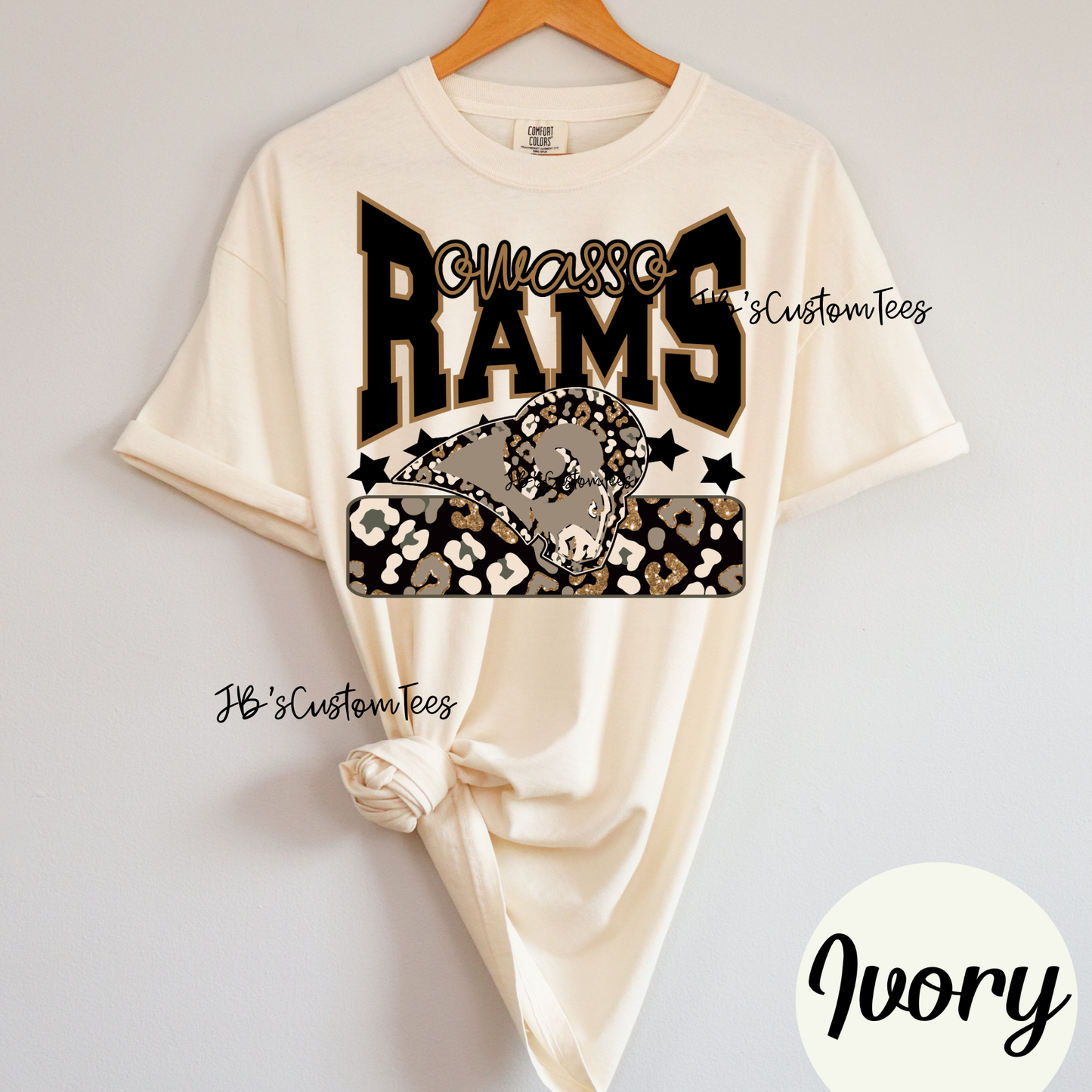 Leopard Glitter Rams