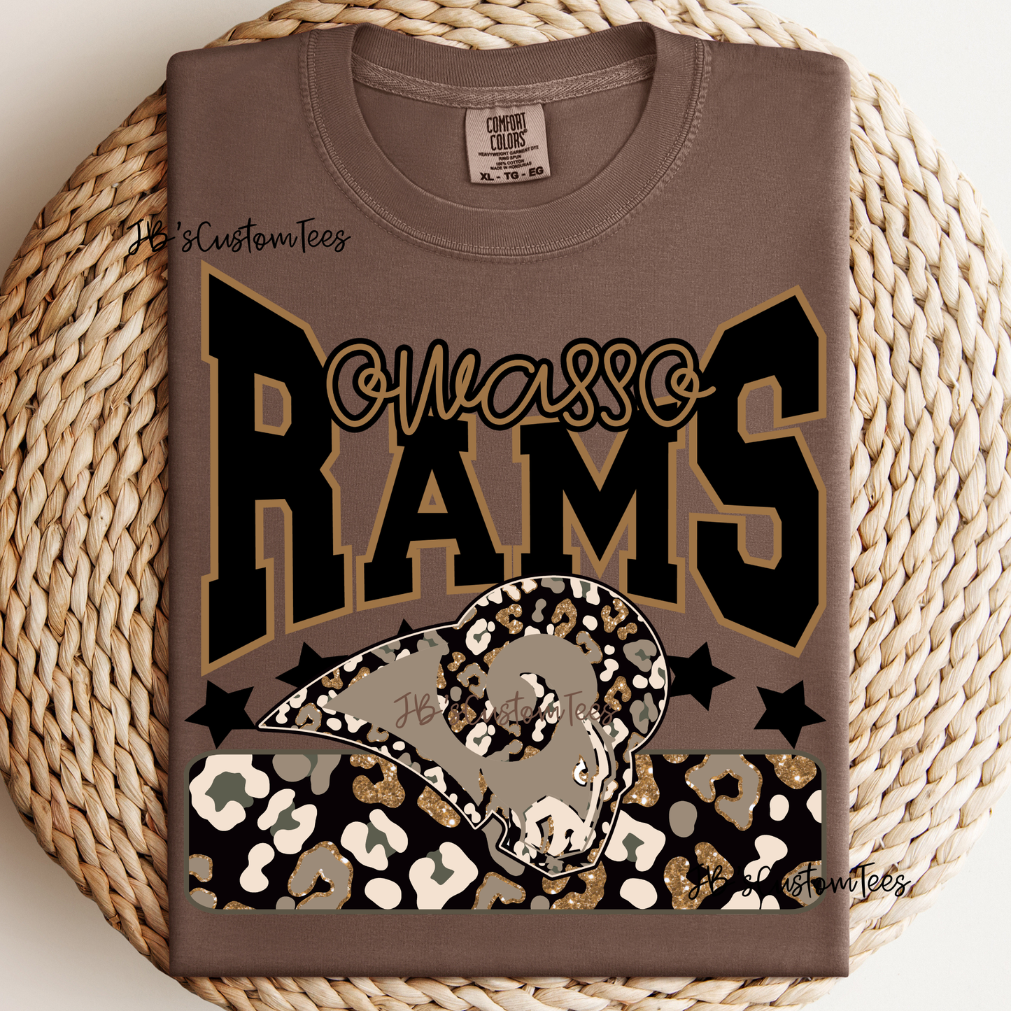 Leopard Glitter Rams