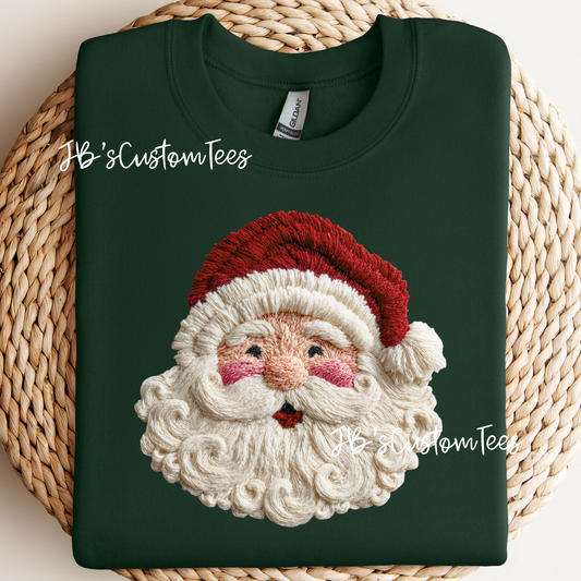 Faux yarn Santa