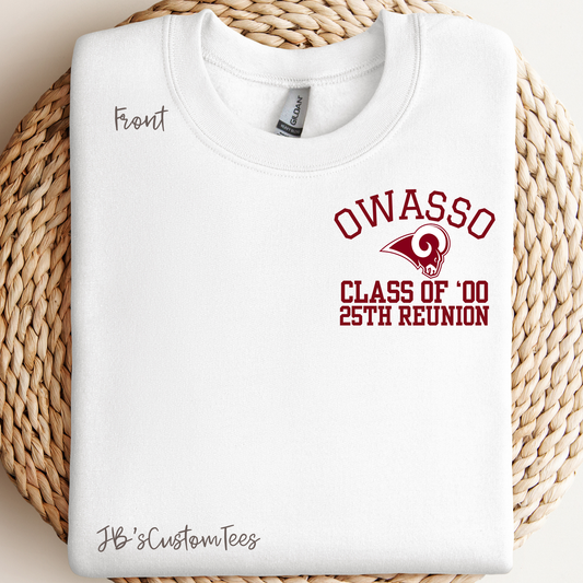 Owasso Rams - Class of 2000 - 25th Reunion