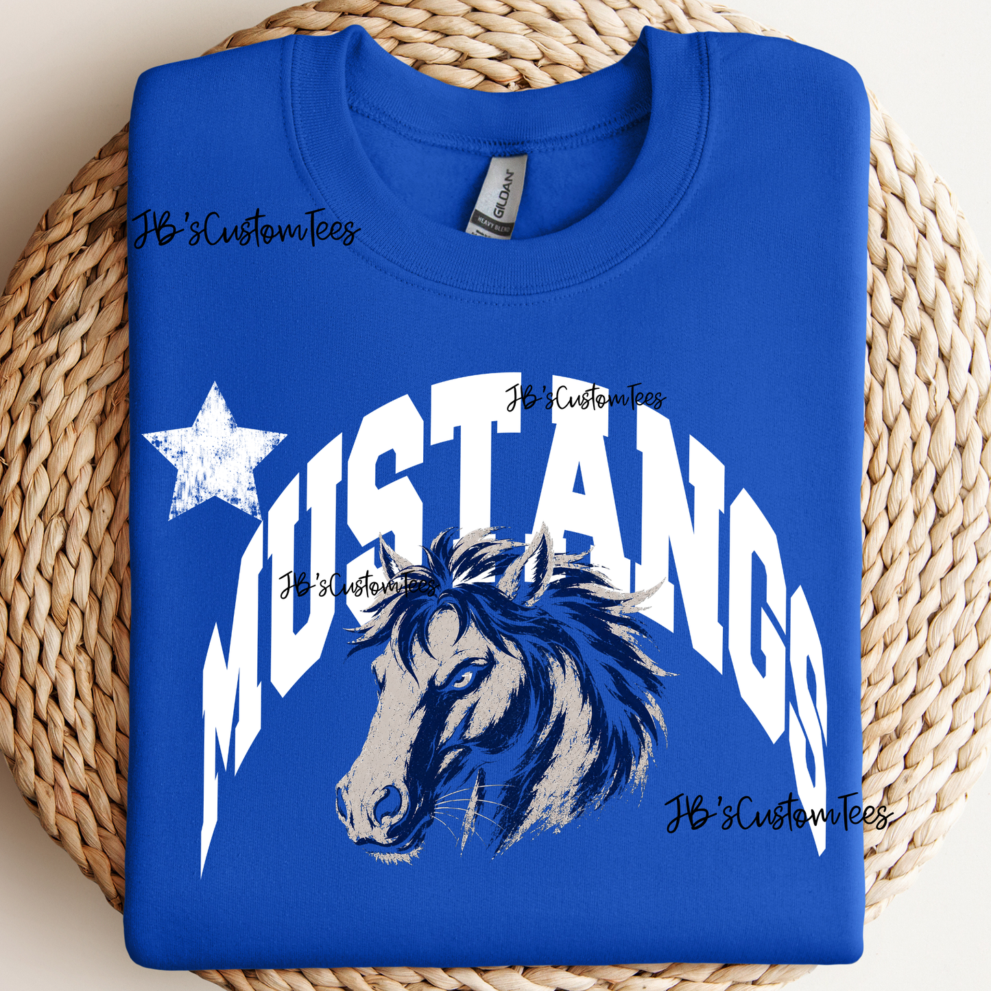 Vintage Curved Mustangs