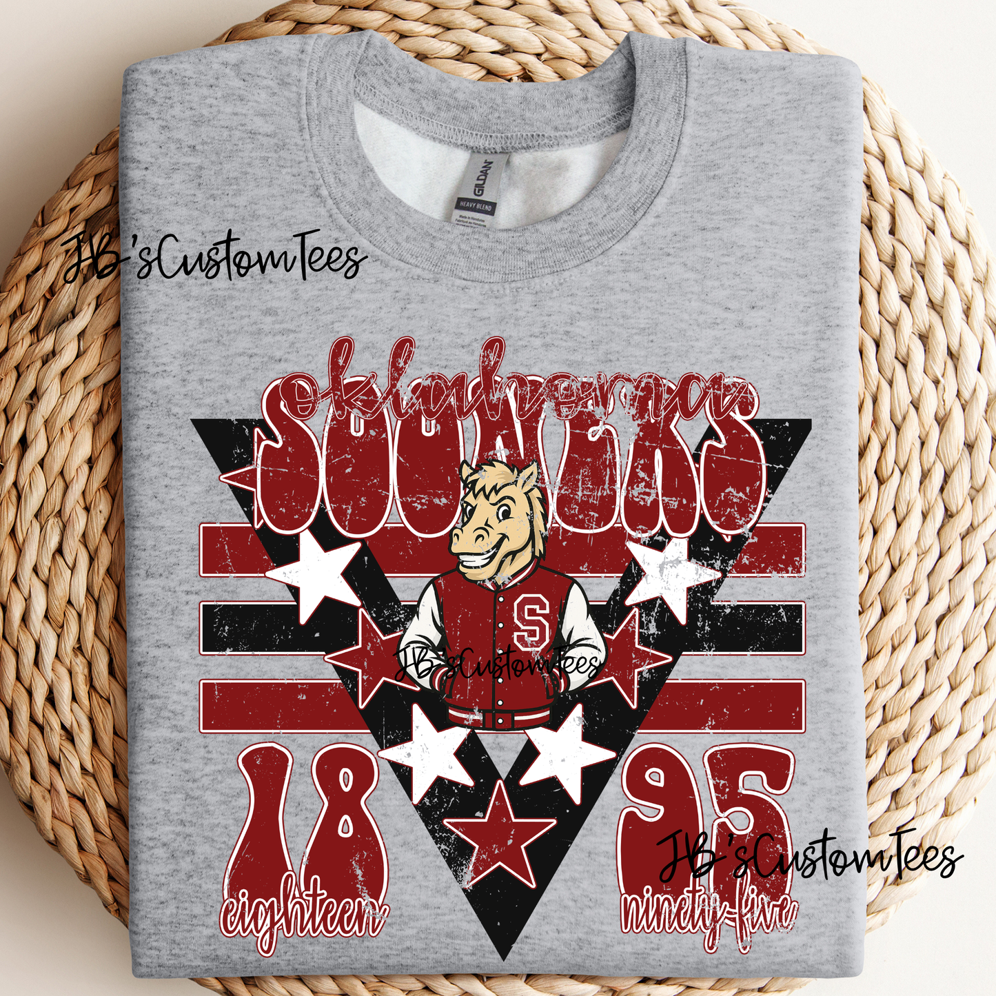Retro Sooners with Stars