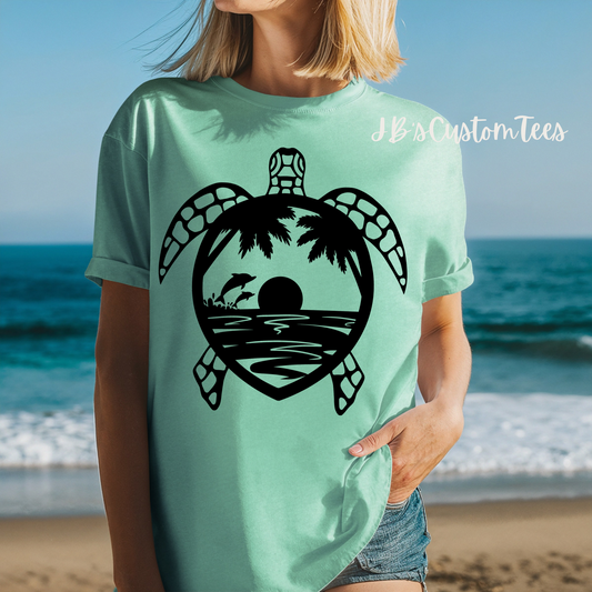 Turtle Island Reef Comfort Colors Tee