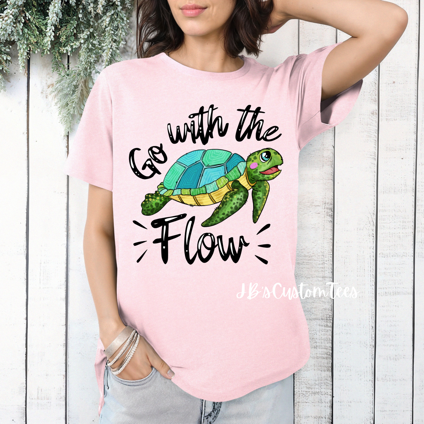 Go with the Flo Gildan Tee