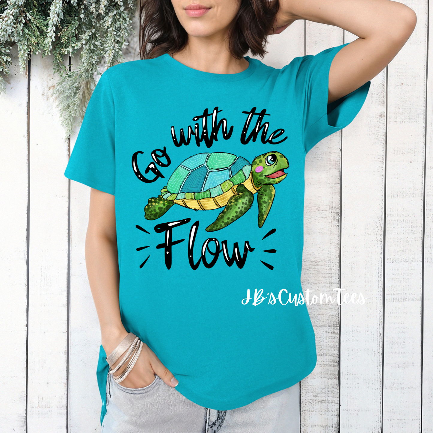 Go with the Flo Gildan Tee