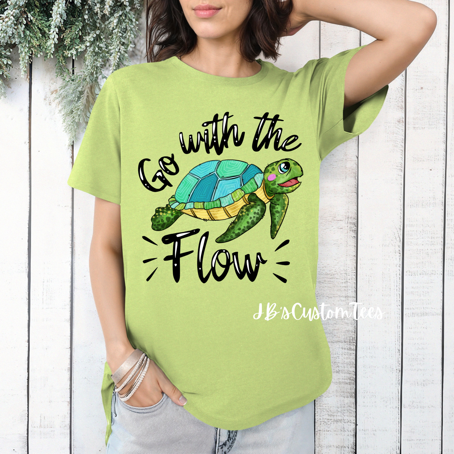 Go with the Flo Gildan Tee