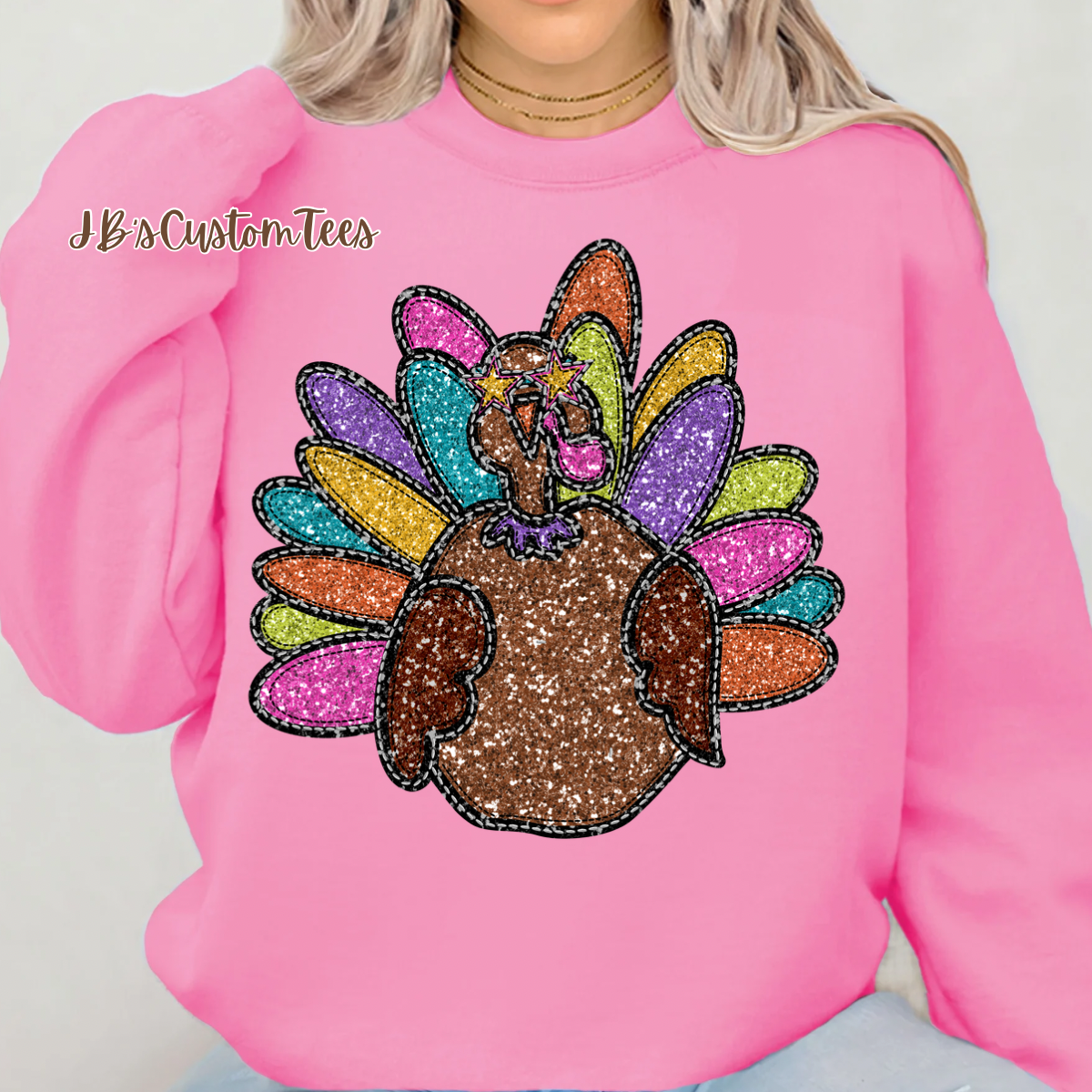 Faux Sequin Turkey