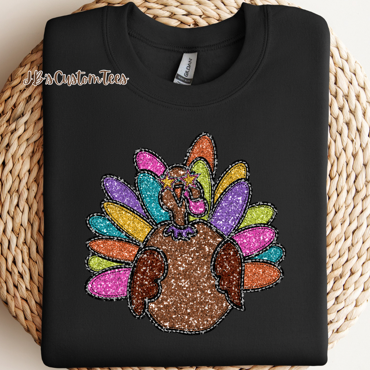 Faux Sequin Turkey