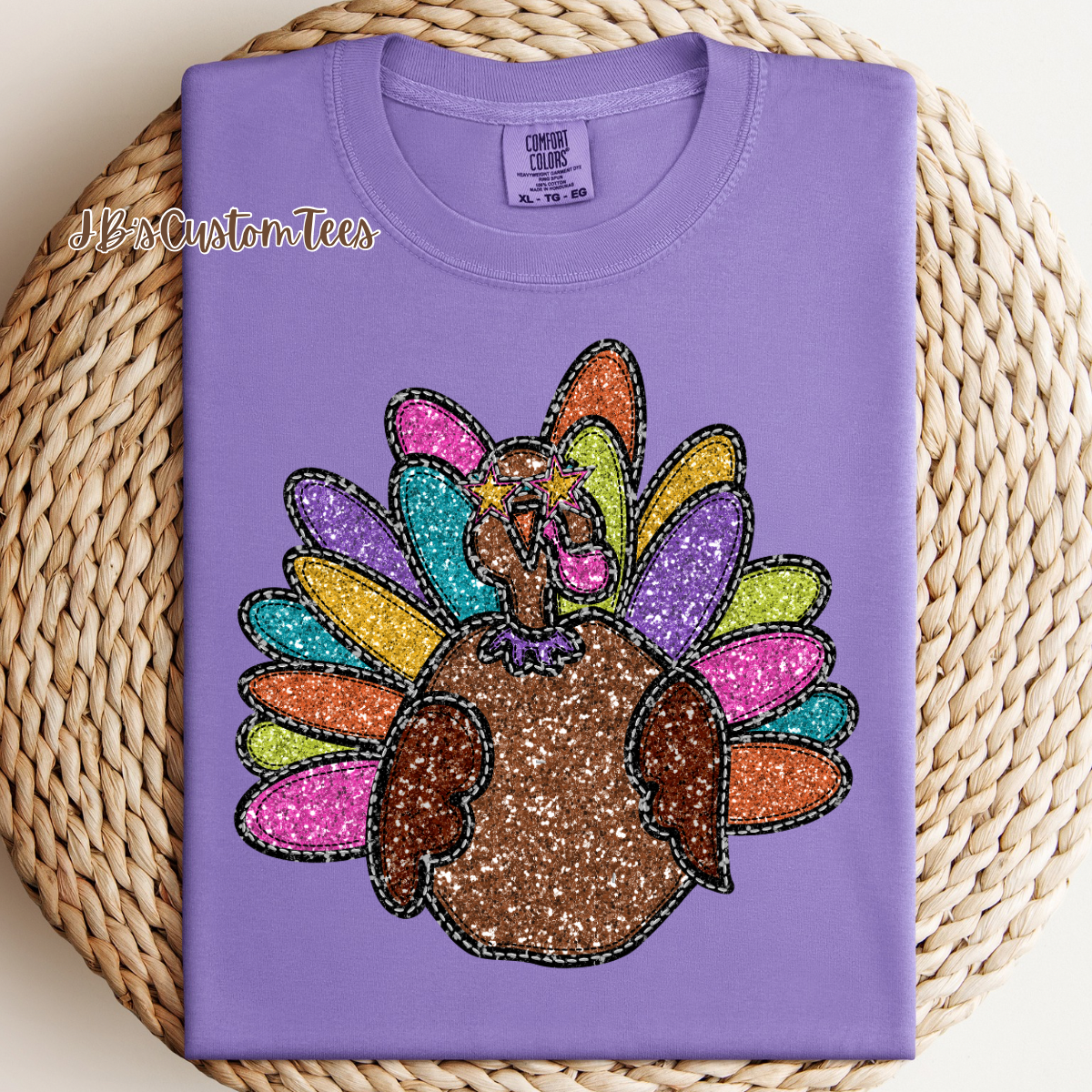 Faux Sequin Turkey