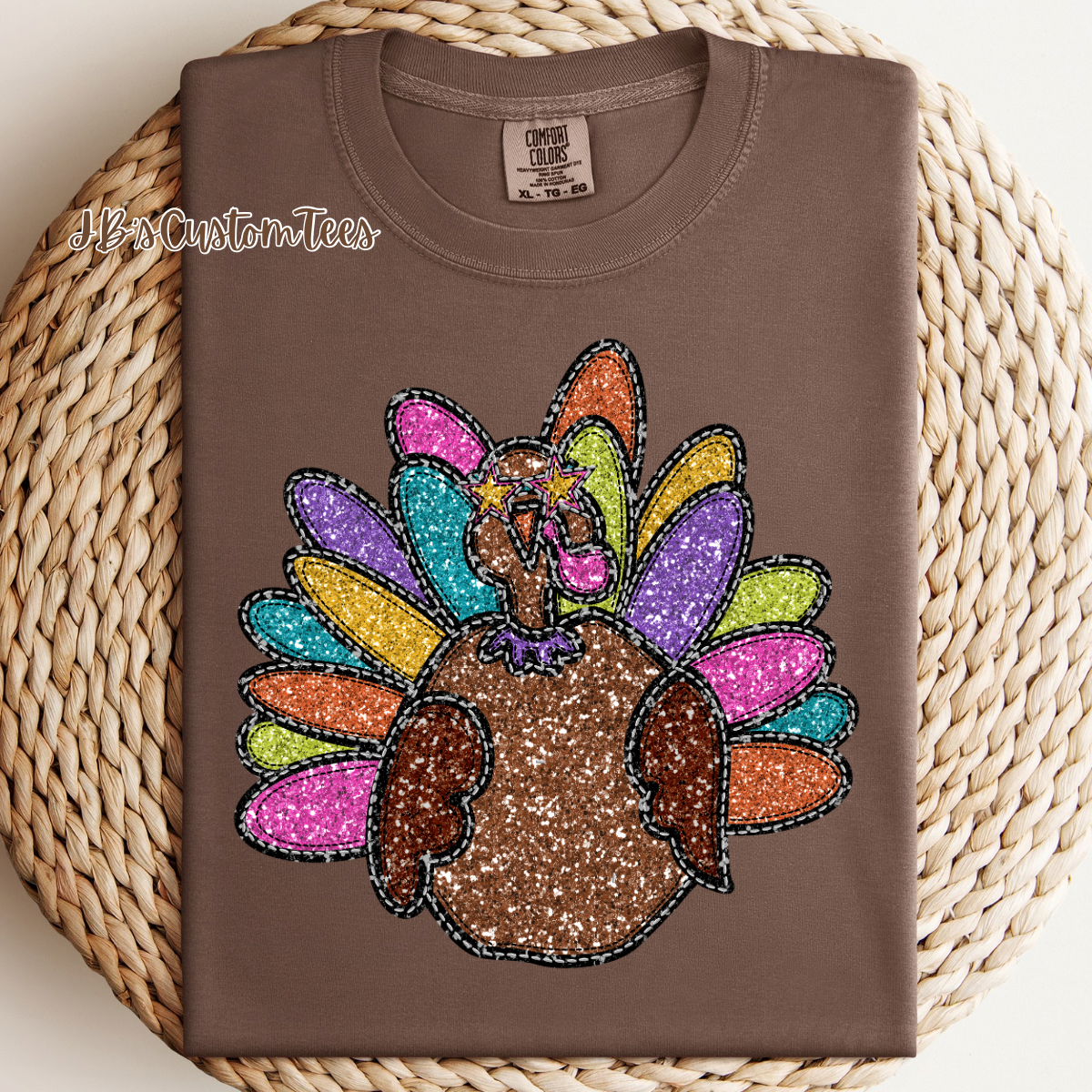 Faux Sequin Turkey