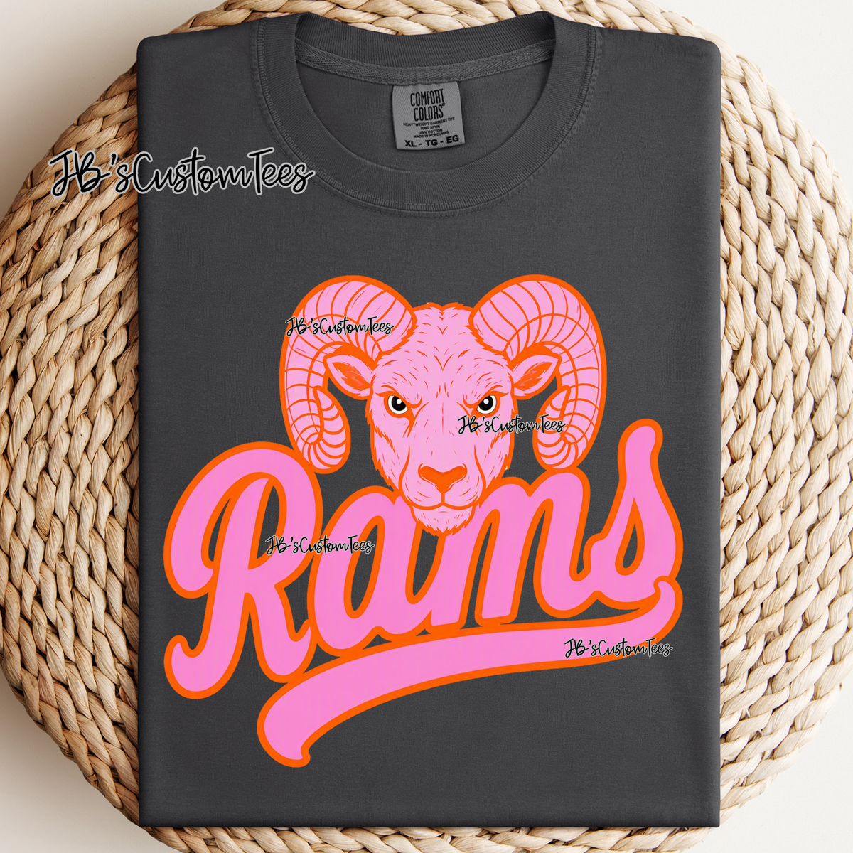 Orange & Pink Rams