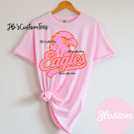 Orange & Pink Eagles