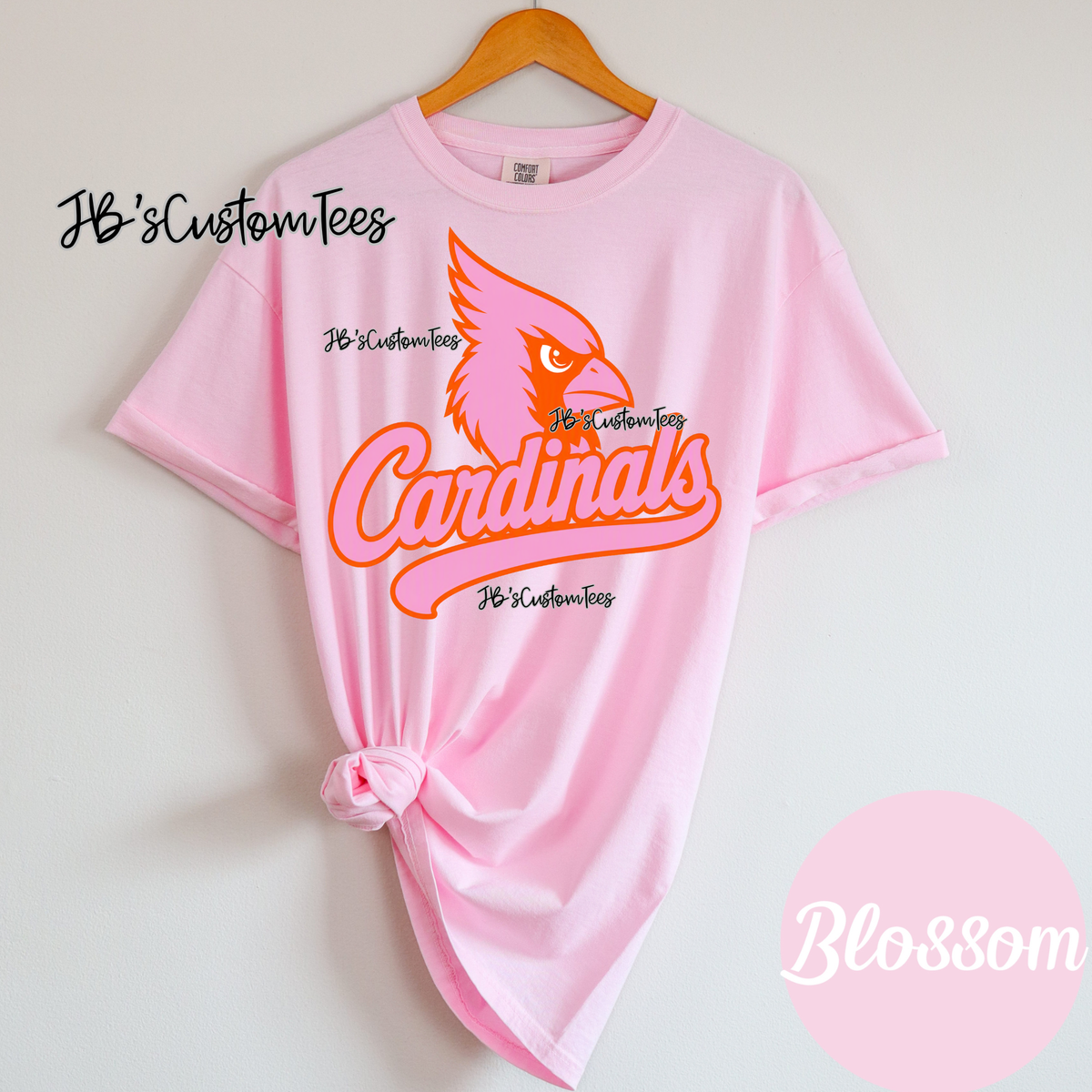 Orange & Pink Cardinals