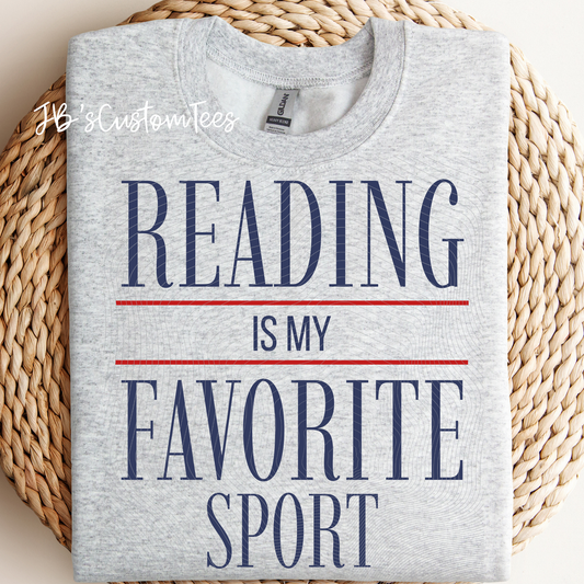 Reading is my favorite sport