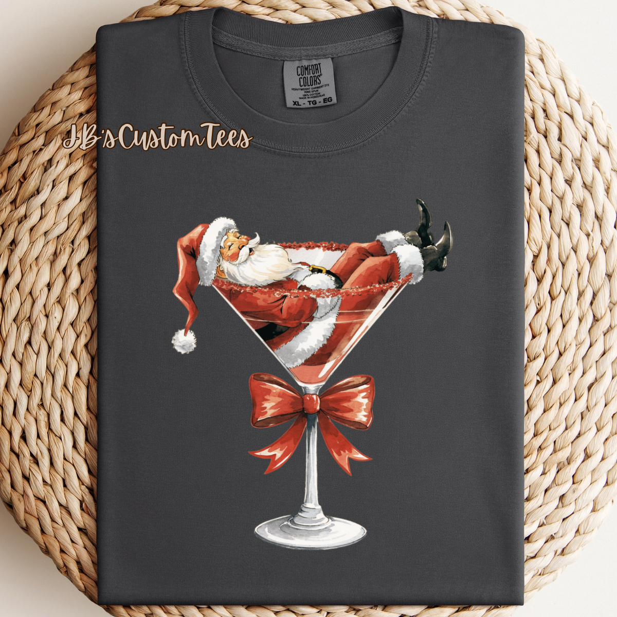 Santa Martini CC Tee