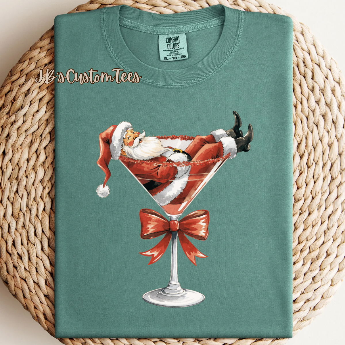 Santa Martini CC Tee