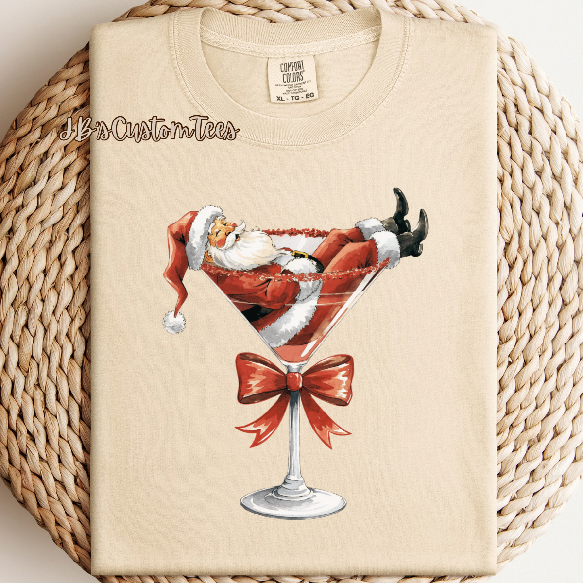 Santa Martini CC Tee