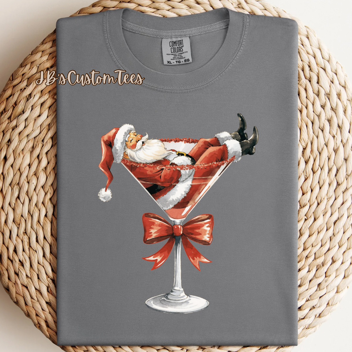 Santa Martini CC Tee