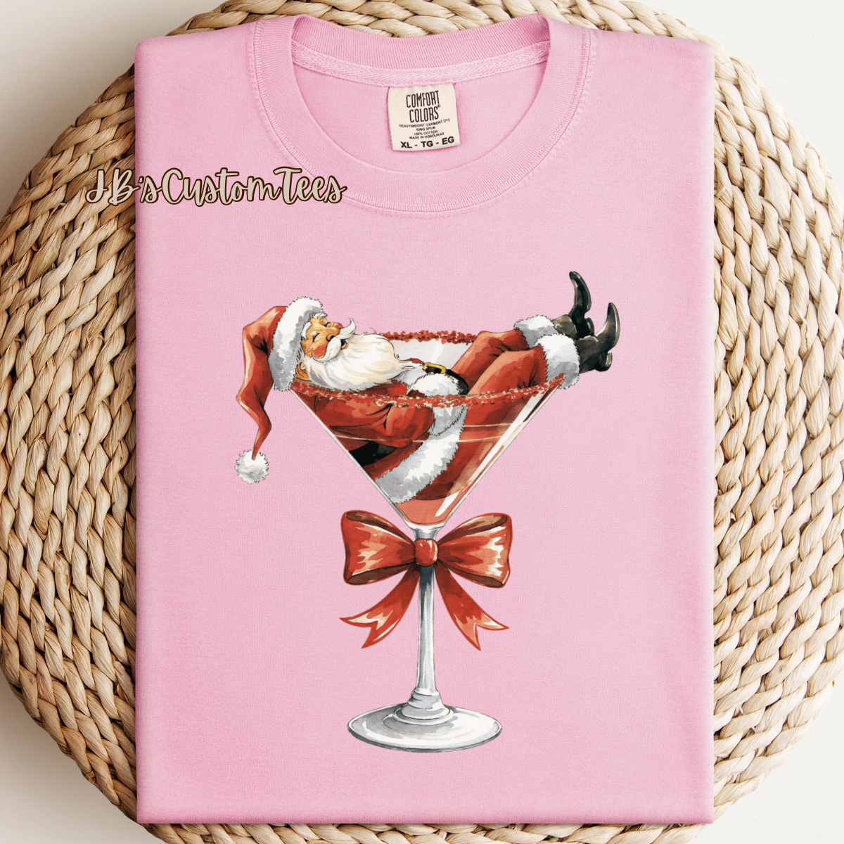 Santa Martini CC Tee