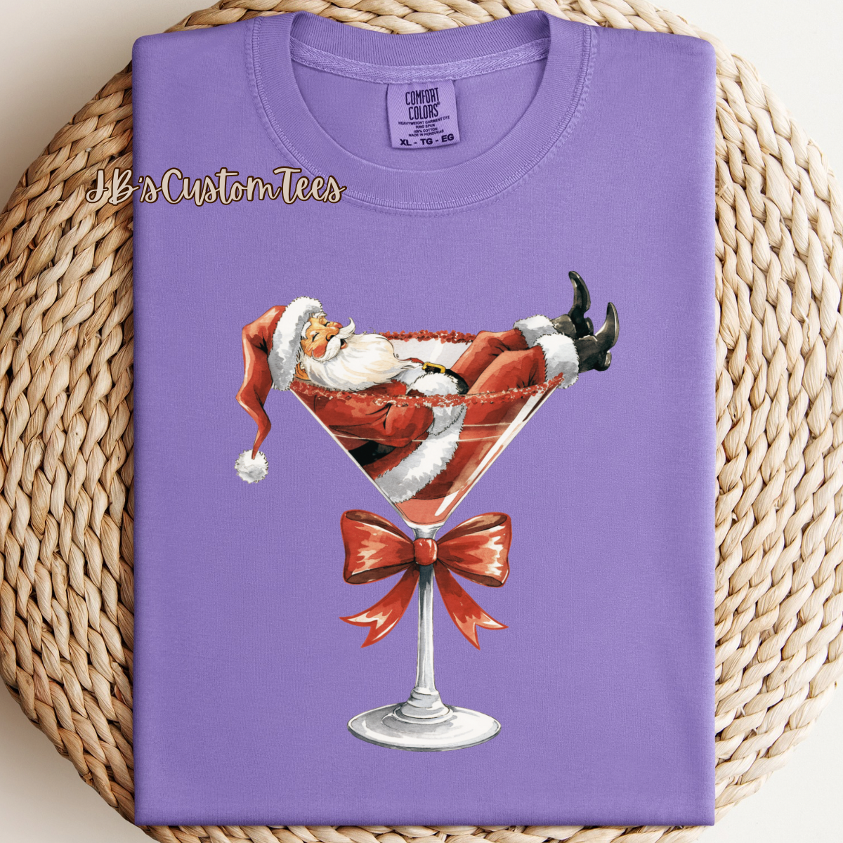 Santa Martini CC Tee