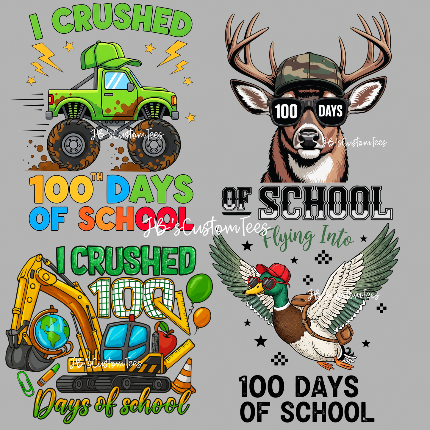 Youth/Toddler 100 Days of School - Boy Theme Tee