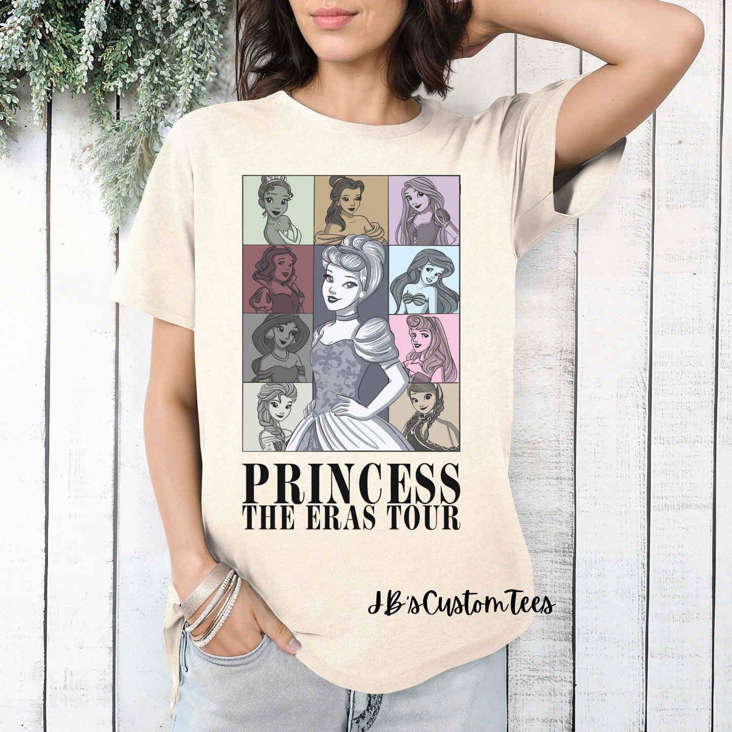 Princess The Eras Tour Gildan Natural Tee