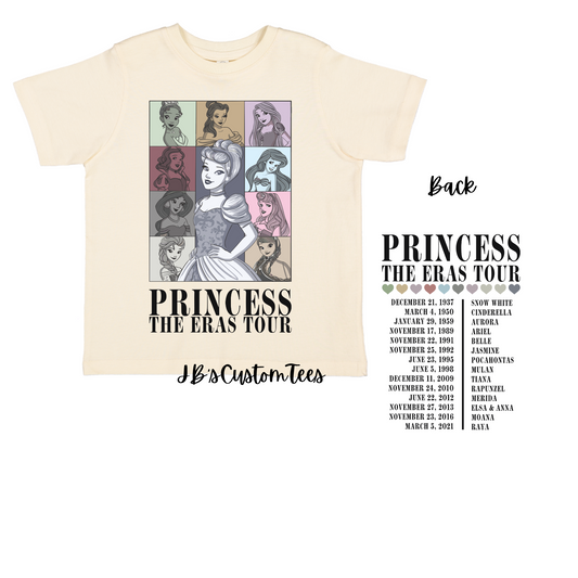 Princess The Eras Tour Natural Toddler Tee