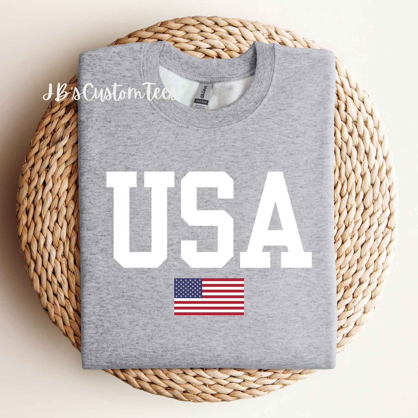 USA Unisex Gildan Sweatshirt