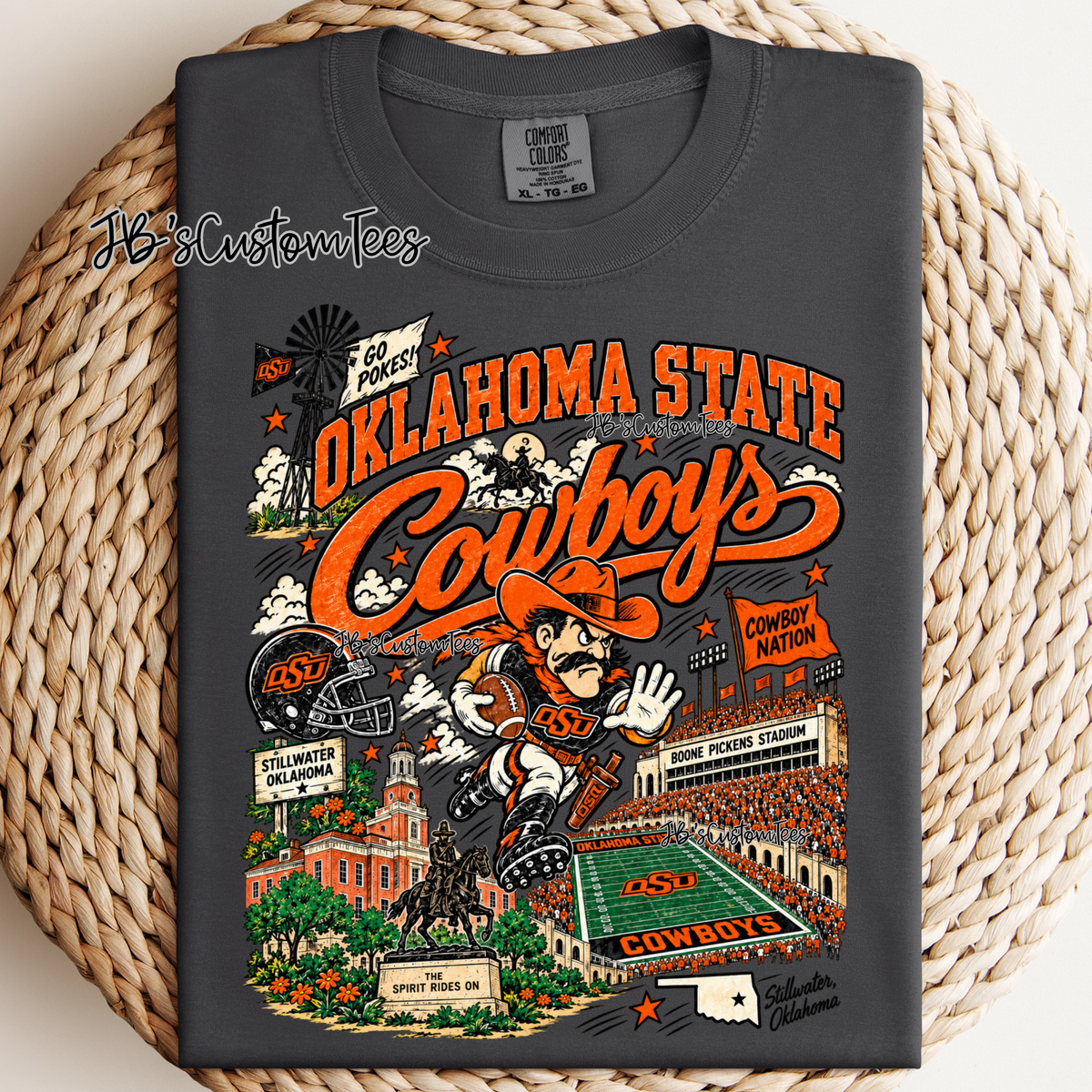 O U or O S U 90’s Tee