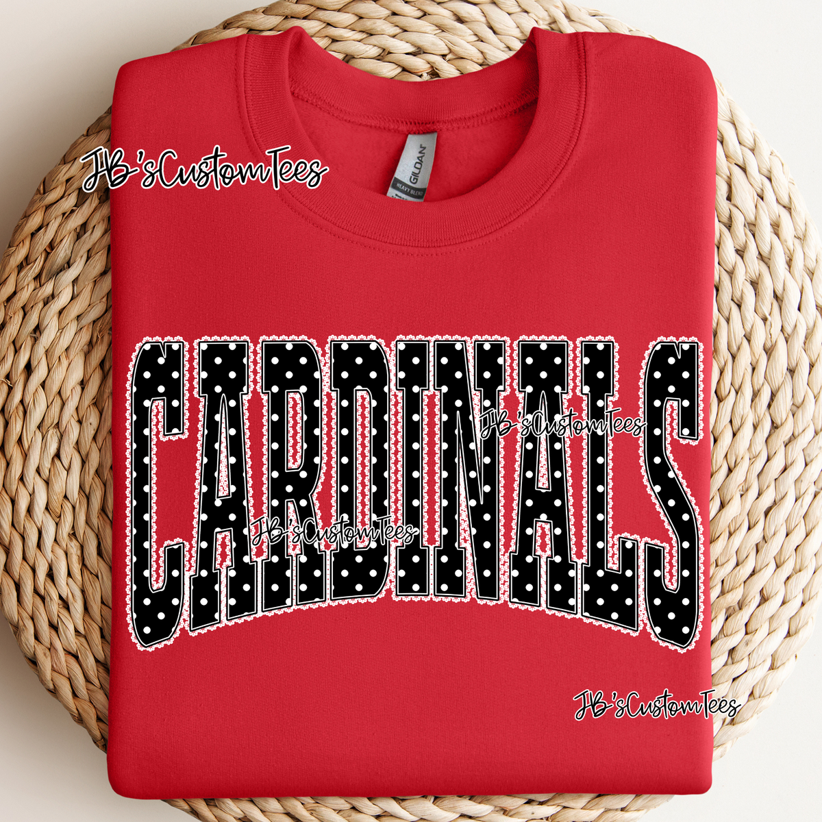 Polka Dot Lace Cardinals - Youth