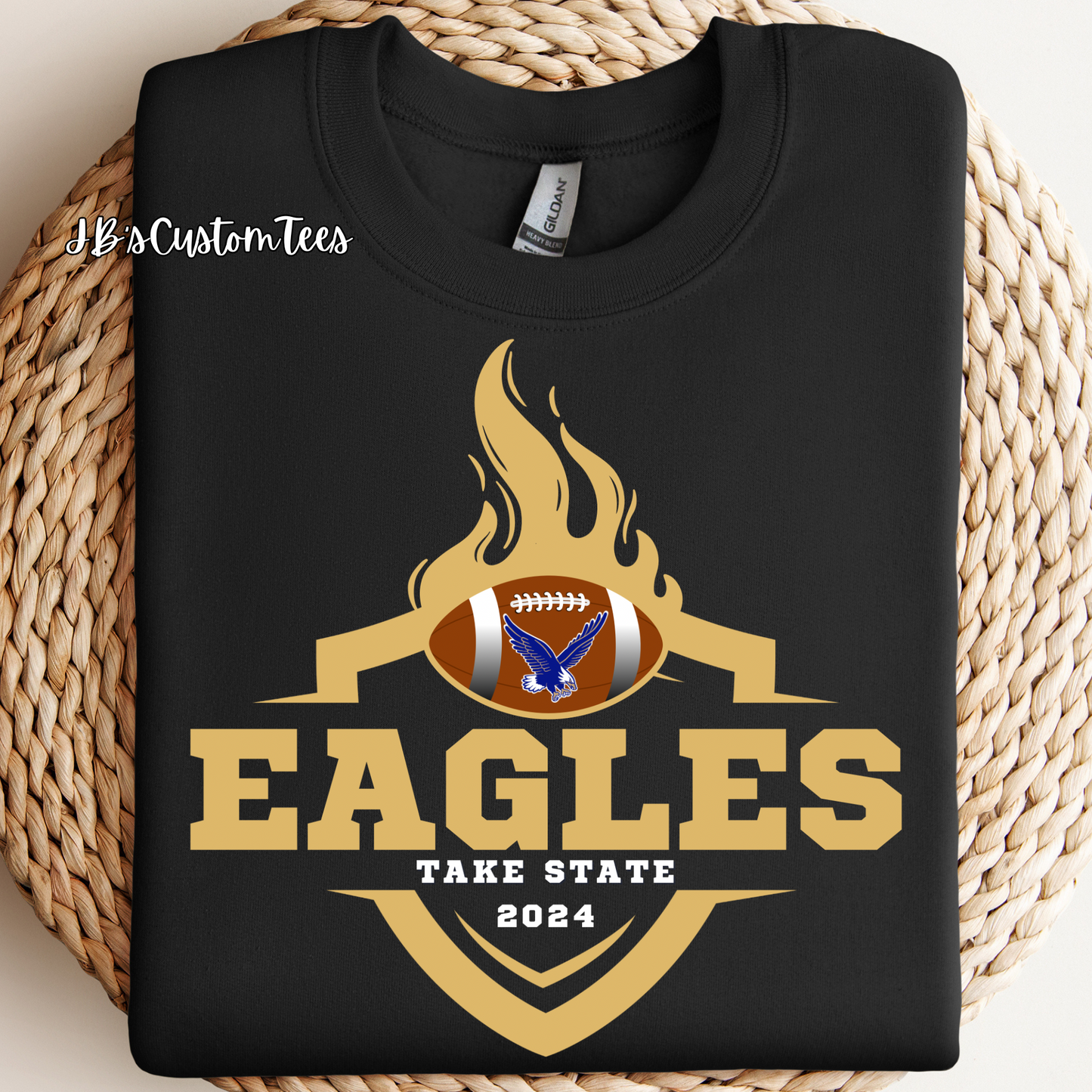 Youth - Rejoice Eagles Take State Long Sleeve Tee