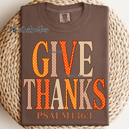 Polka Dot Give Thanks