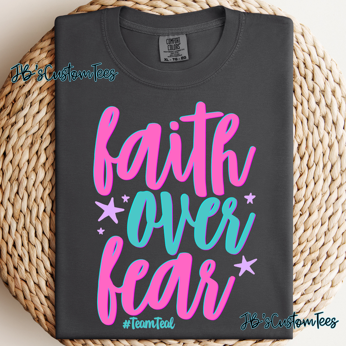 Faith over Fear - #TeamTeal - Toddler/Youth Tee