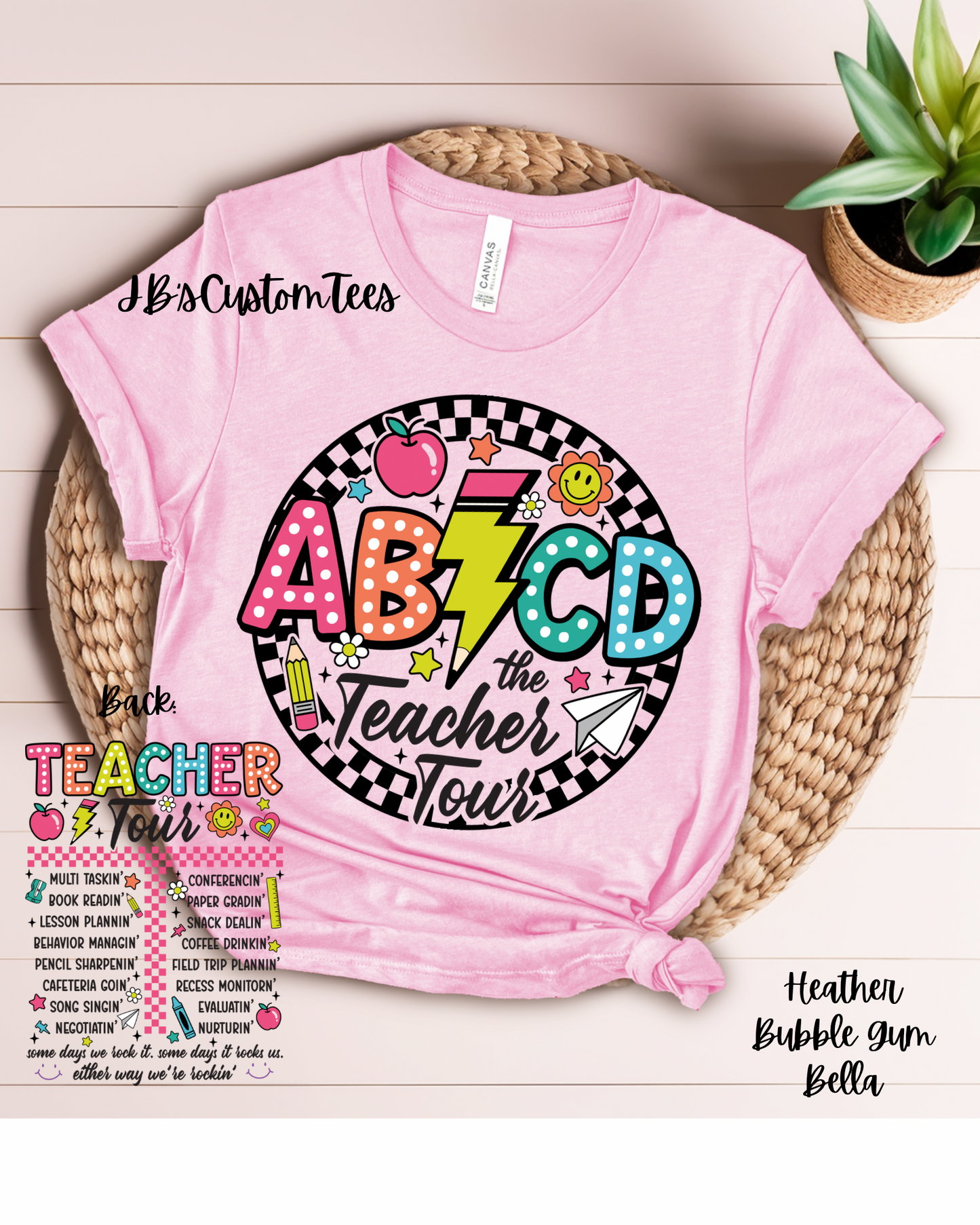 AB⚡️CD Teacher Tour Tee/Sweatshirt