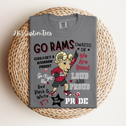 Owasso Ram Pride Tee