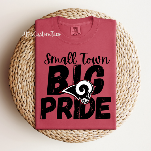 Small Town Big Pride Comfort Colors Tee