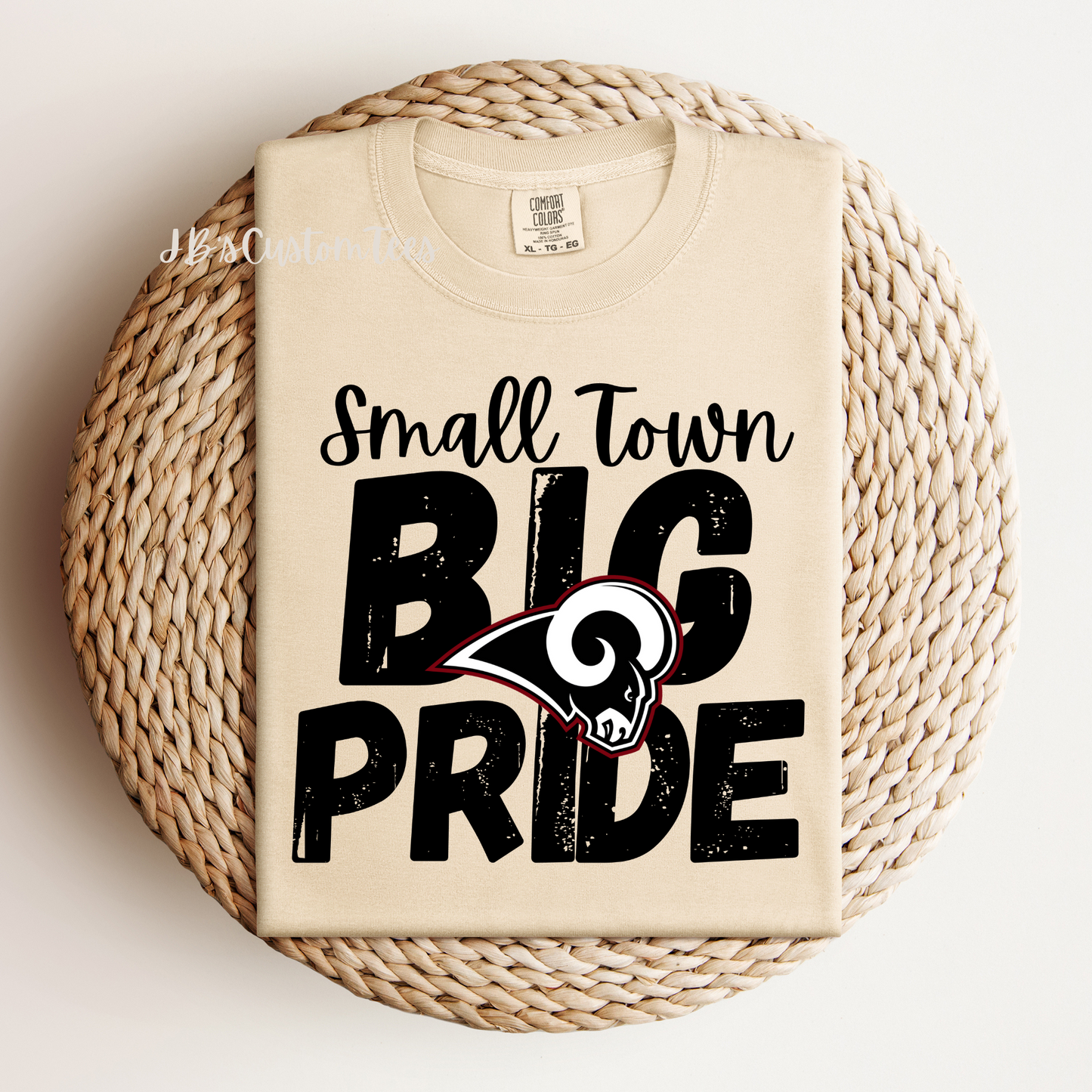 Small Town Big Pride Comfort Colors Tee