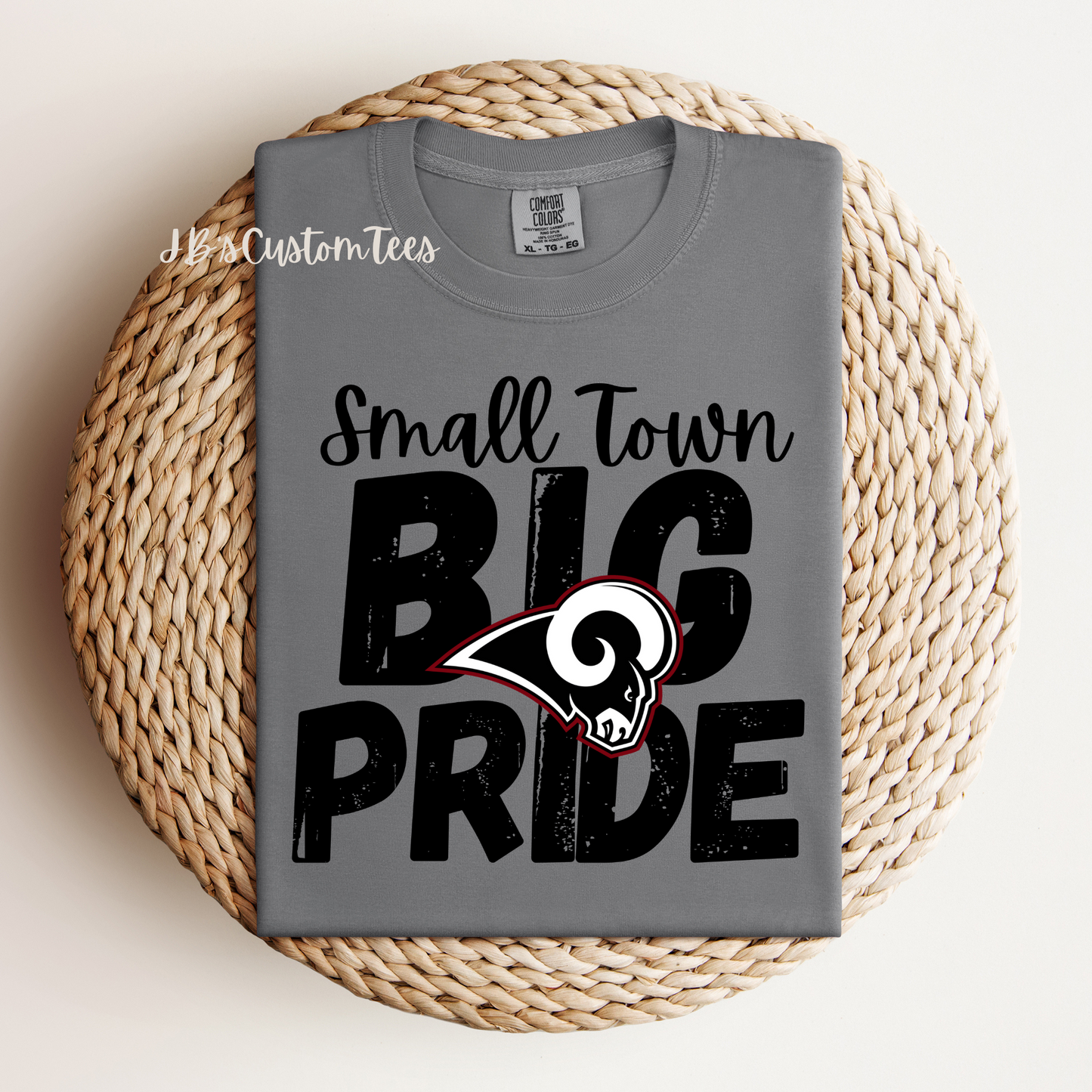 Small Town Big Pride Comfort Colors Tee