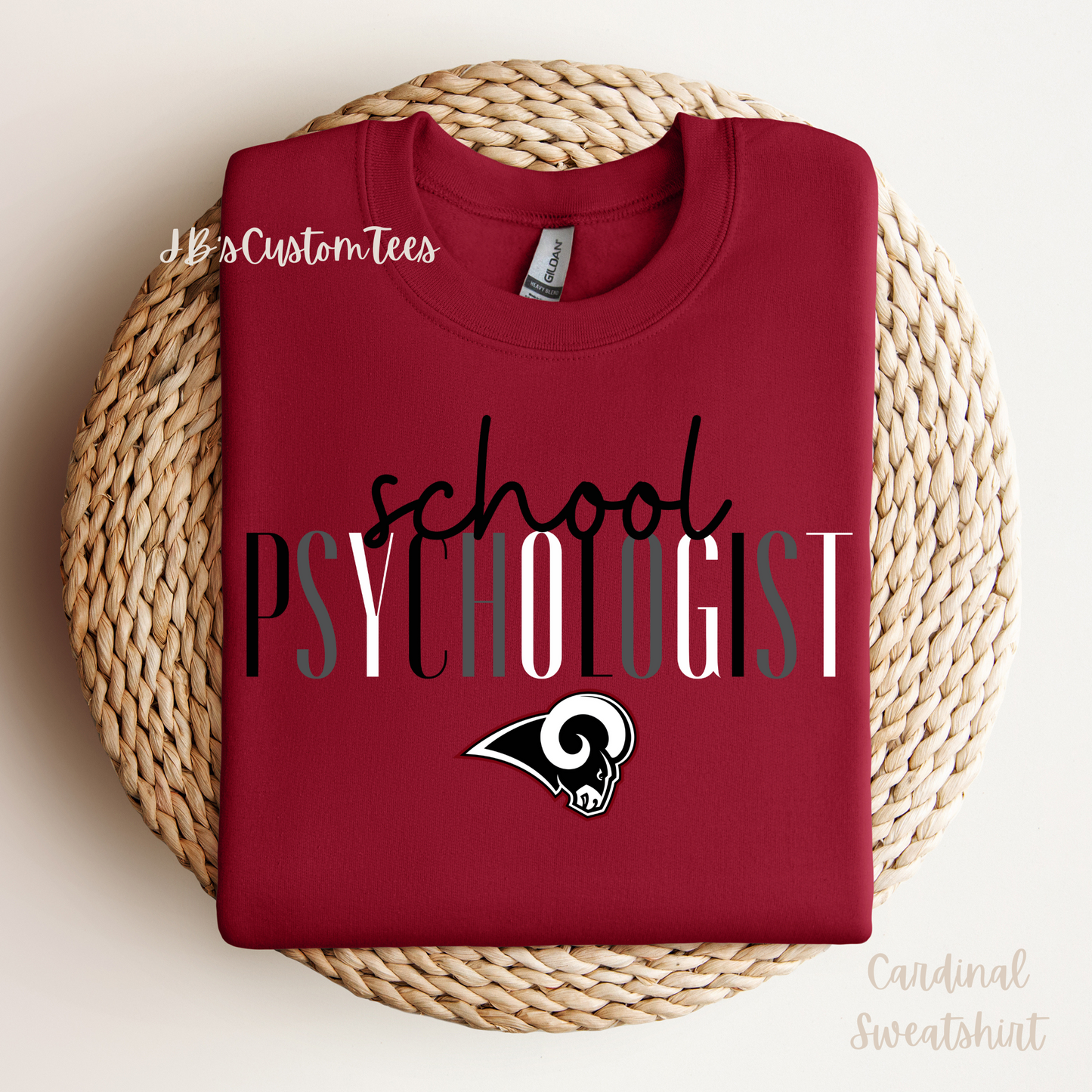 Ram School Psychologist Comfort Colors Tee