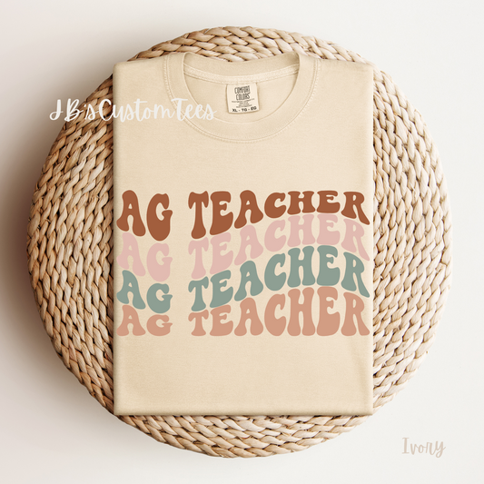 Ag Teacher Comfort Colors Tee