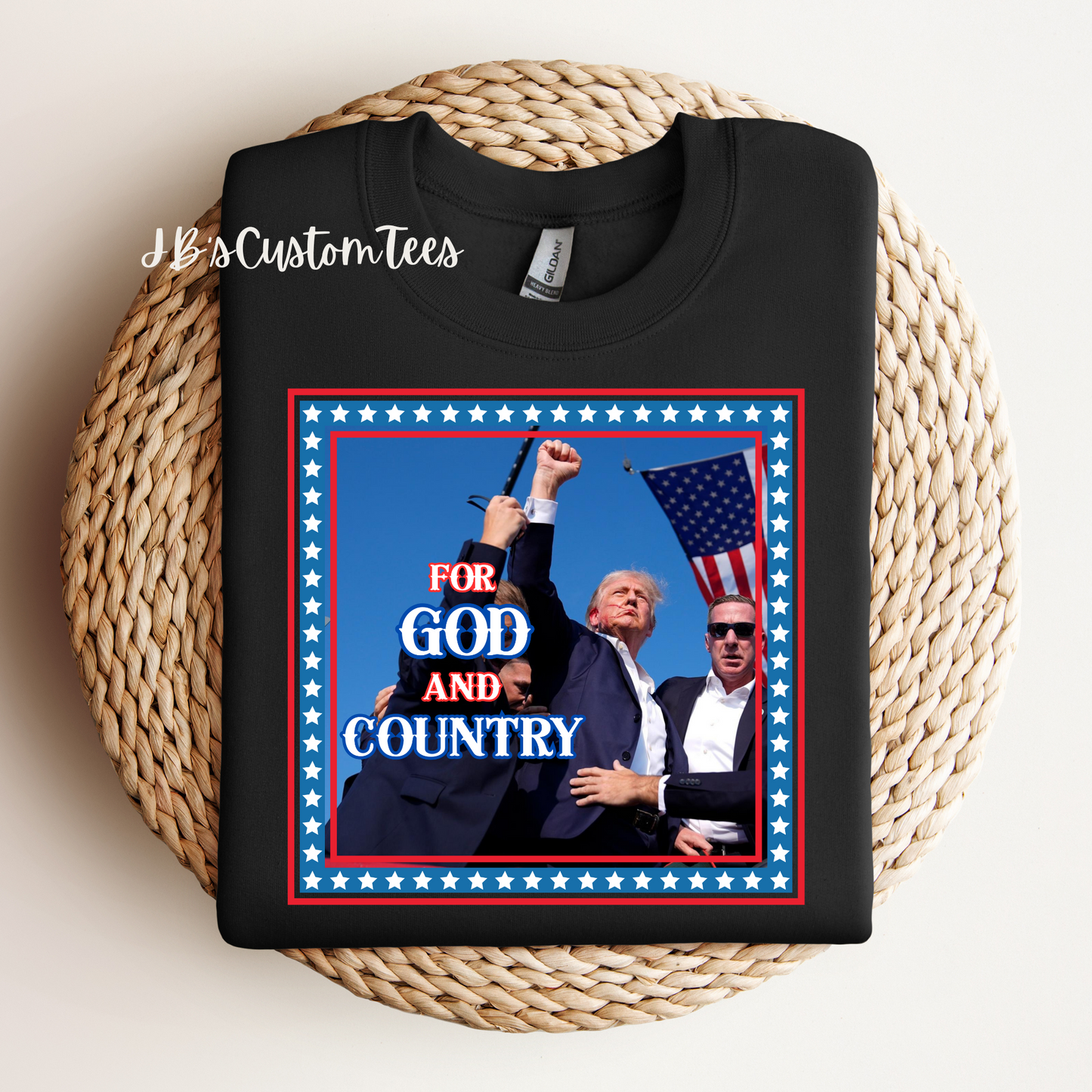 For God & Country Gildan Tee