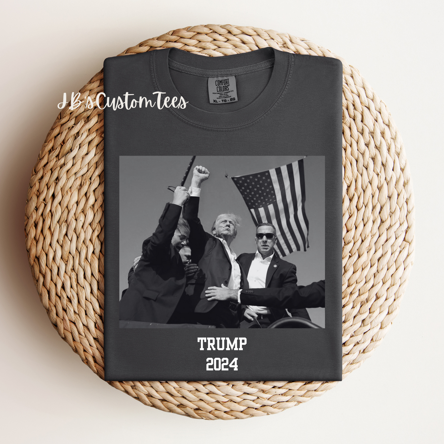 Trump 2024 Comfort Colors Pepper Tee